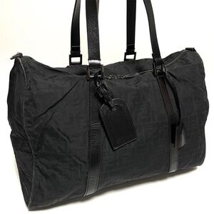 Fendi Black Monogram Duffel Bag